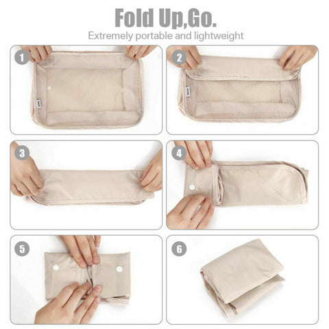 8 pcs Packing Cubes Set, Travel Luggage Organizer